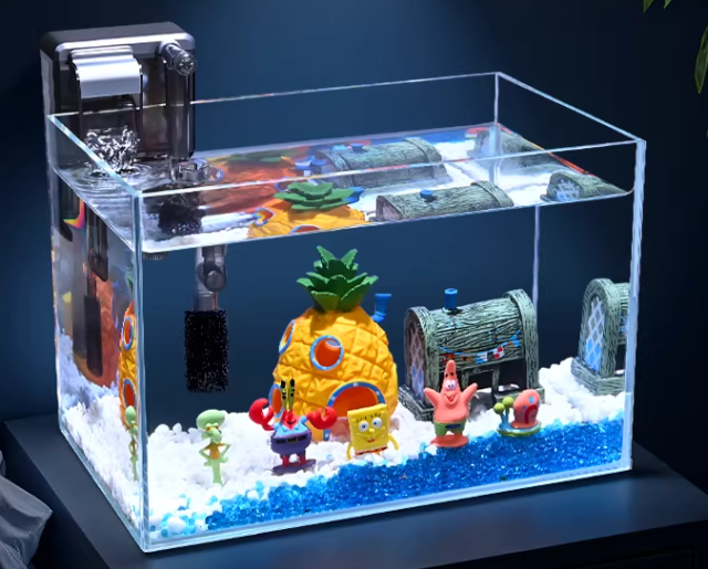 无管件底滤鱼缸真能省心？关键看鱼种密度与维护频率