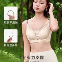 大胸本命✨贵夫人蚕丝蕾丝内衣｜显小 + 防下垂直接封神