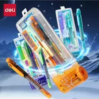 易水洗墨水！得力脉冲尖兵钢笔，墨水超神用水一冲或者湿巾一擦就掉，书写丝滑又解压速干墨水再也不怕娃弄黑手啦 #脉冲尖兵  #钢笔  #得力  #得力六边形战士  #文具安利