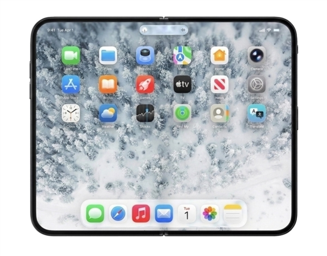 苹果首款折叠屏手机!iPhone Fold细节揭秘:机身太薄放弃Face ID