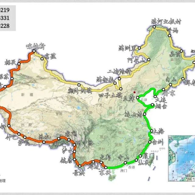 219国道高危路段实测：电动车慎入充电真空区，燃油车警惕碎石滑坡段