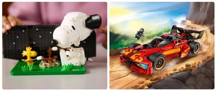 两款乐高新品公布了！LEGO Ideas 史努比 | 幻影忍者15周年暗影元素大师