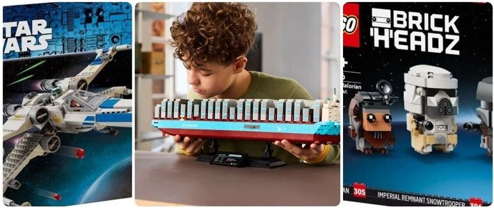 乐高 40955 全新马士基装箱船公布 |星战 75460全新X翼战机！