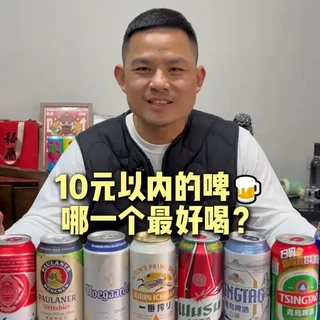 10块钱以内的啤酒，哪一个最好喝？ #啤酒 #啤酒推荐 #品酒 #酒