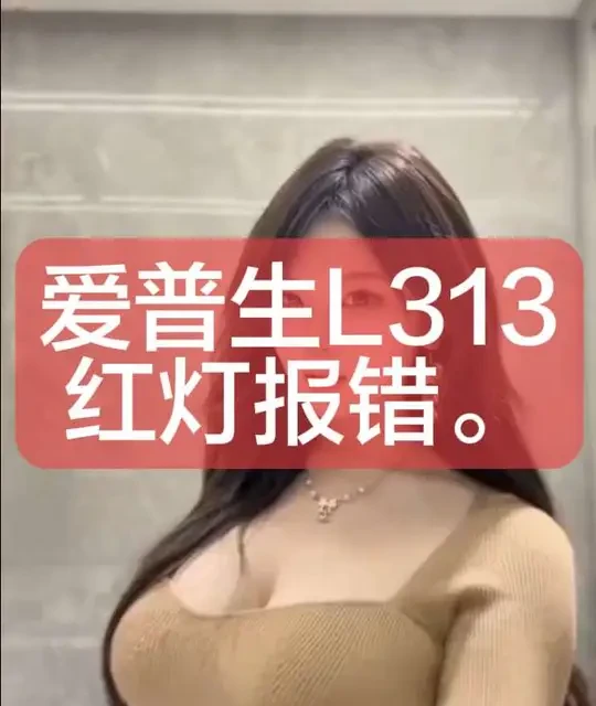 #打印机维修 #抖音原创 #修个机器犯天条了 爱普生313开机红灯报错。老张修个机器怎么滴犯天条了呀？