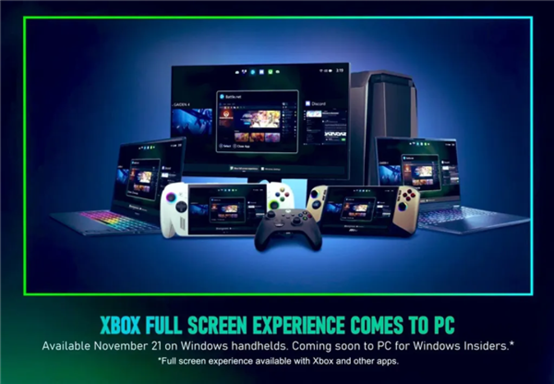 PC秒变游戏机!微软官宣Windows 11全新Xbox模式:4月就上线