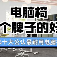 电脑椅哪个牌子的好？2026十大公认最耐用电脑椅品牌