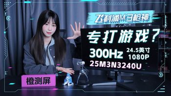 飞利浦EVNIA弈威 24.5英寸原生300Hz，FHD， FastIPS，25M3N3240U，小尺寸电竞显示器表现如何？