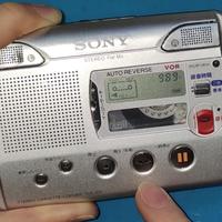 修复个索尼的tcs 100 唯一的末期机芯采访机 少见铜飞轮