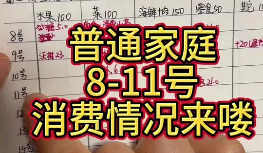 #攒钱计划 #每日记账 #存钱 #攒钱 #理财_理财_什么值得买
