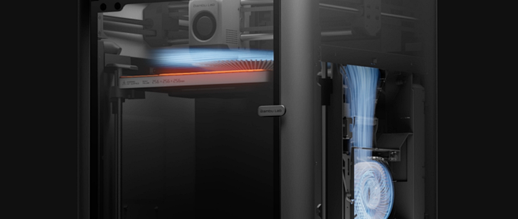 拓竹P2S、H2D Pro实测打印速度达1000mm/s，精度±0.02mm内_无人机_什么值得买