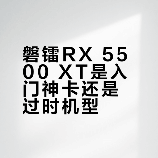 磐镭RX 5500 XT是入门神卡还是过时机型?899元值不值得买,全网观点大PK