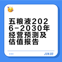 五粮液未来五年（2026-2030）经营预测及估值报告