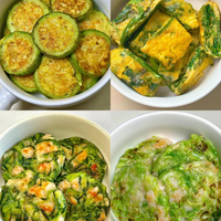 4种好吃又简单的低卡低脂家常煎饼教程来噜！