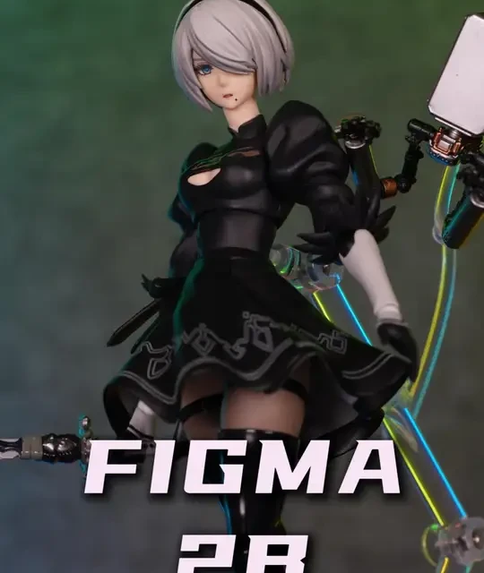【尼尔】只能说造型还行，做工一般，FIGMA 2b开箱！ #尼尔机械纪元 #FIGMA #GSC #手办测评 #可动手办