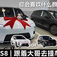 蔚来ES8｜跟着大哥去提车｜你喜欢什么颜色｜单龙滤光膜