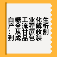 甘蔗是如何变成白糖的？先榨出甘蔗汁，再加入石灰粉搅拌6小时！ 天使身的微博视频