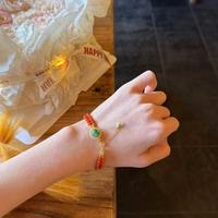 菩来福【怀枝】保山南红手串｜柿红满福，戴在腕间的东方鸿运