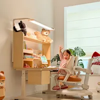 1岁能用到幼儿园的学习桌，关键看这2个参数：最低高度≤52cm+圆角全封闭结构