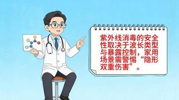 家里紫外线消毒灯双重风险危害？紫外线辐射+臭氧