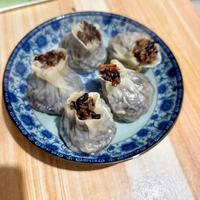 早八人早餐封神✨头厨紫米三丁烧麦，糯到心巴上