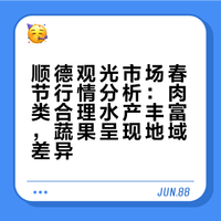 顺德观光市场春节行情分析：肉类合理水产丰富，蔬果呈现地域差异