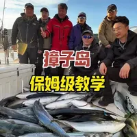 大连獐子岛海钓，保姆级教学，一看就会，一学就懂 什么杆子好用，什么饵好使，需要用什么手法，怎样控鱼，一个视频讲解到位。#海钓路亚 #海钓船钓 #海钓 #船钓海钓 #獐子岛海钓 @闹腾
