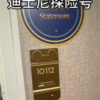 #迪士尼探险号 标准海景房。这种房型是这条船上少有的配两张单人床+上下铺的房间之一#邮轮旅行攻略