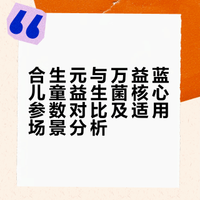 合生元、万益蓝都吃过，儿童益生菌我有话说