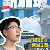 1800穷游三国｜只花¥30速通新加坡？90%的人错过的羊毛 大学生靠自己看世界🇸🇬DAY3
挑战用1800元极限穷游三个国家
这一次又回到新加坡啦，蹭上官方的免费一日游，一个0元速通新加坡的小攻略～
遇到了来自世界各地的朋友，一次难忘的经历。
#新加坡#穷游#青年创作者成长计划#年轻人的第一次#人间观察计划