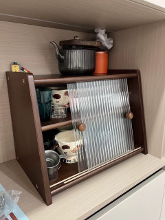 防尘杯架桌面放杯子神器实木置物架