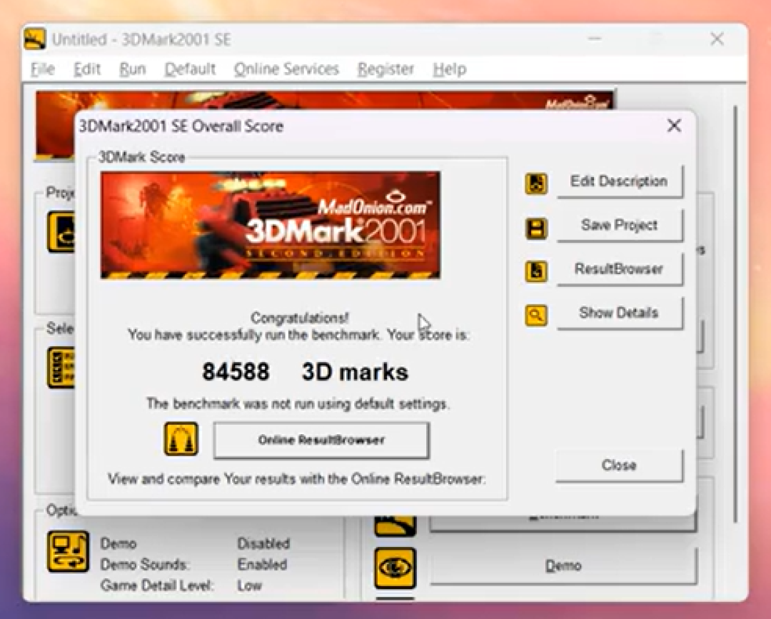 3DMark 2001 25周年了!RTX 5090 4K跑分突破天际