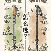 登山杖材质选错,徒步真的费命...