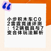 能合体！还有7变造型！这拼装积木车也太好玩了吧！ 刘哥模玩的微博视频