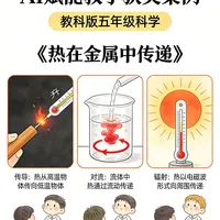 AI赋能教学获奖案例｜《热在金属中传递》