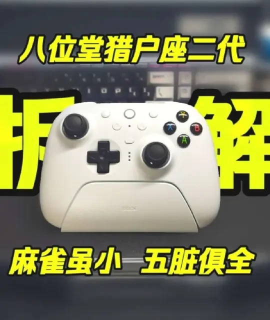 中小手旗舰？拆解！小模具里能有多少东西？！八位堂猎户座二代 #手柄 #游戏 #中小手  #硬件 #游戏手柄
