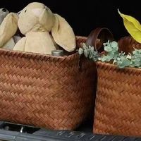 真不是智商税！这个编织收纳筐，治好我全家的杂乱症