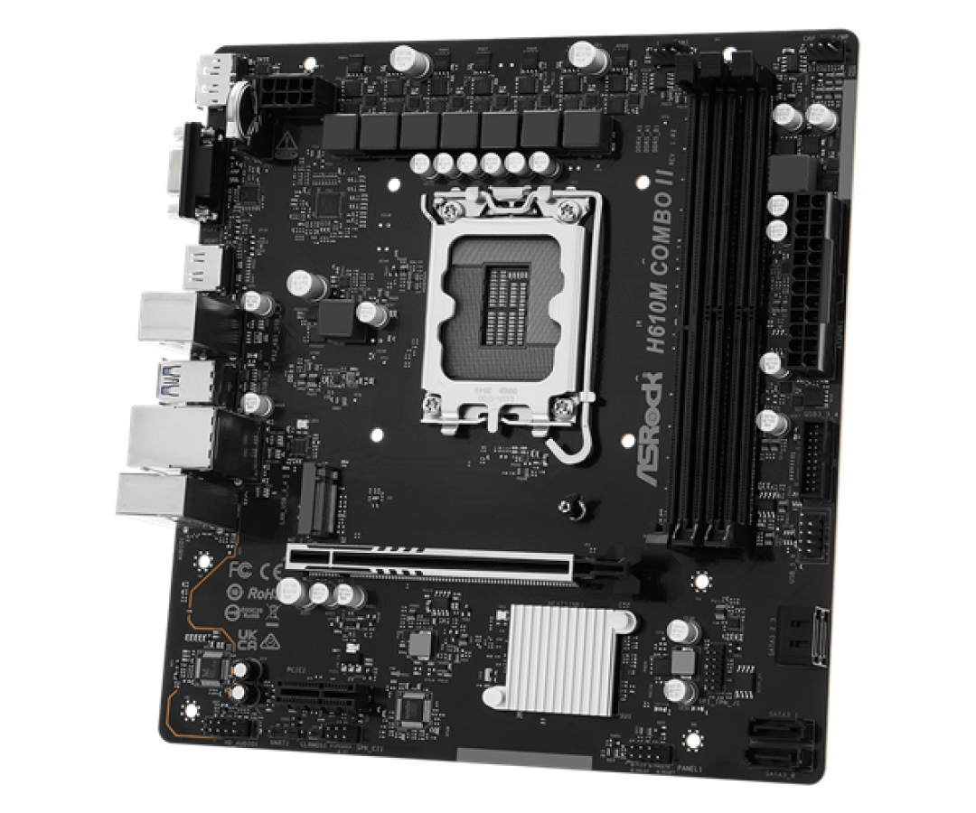 华擎发布混血版H610小主板：一条DDR4、两条DDR5