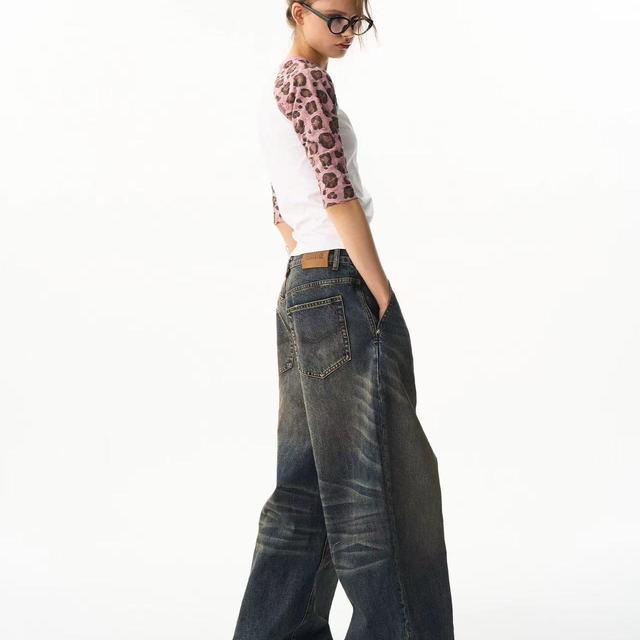 BLINDNOPLAN 廓形捏褶阔腿牛仔裤｜被问爆的复古松弛神裤✨