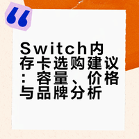 switch1内存卡选哪个