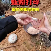蚯蚓打碎开饵料，盘的老板哇哇叫！
#喜马罗夜光漂#螺纹钢综合#螺纹钢宗#蚯蚓拉饵 #邪修钓鱼 @喜马罗官方旗舰店 @汉鼎官方旗舰店
