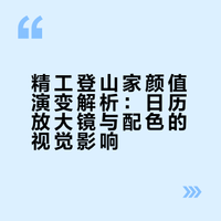 精工登山家越来越丑的真相是日历放大镜？