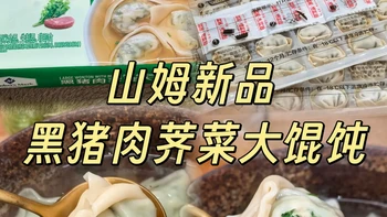 山姆黑猪肉荠菜大馄饨（会回购）