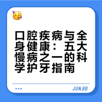 口腔疾病被列入五大慢病|口腔炎症拖垮全身