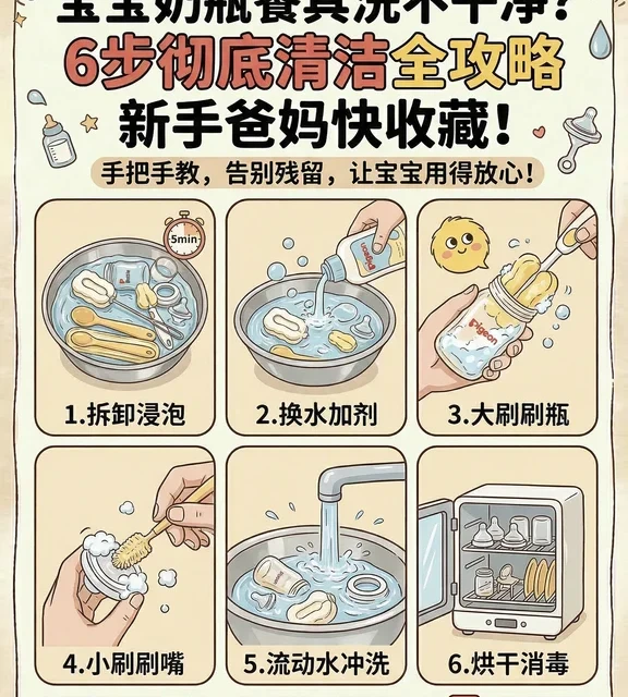 新生儿奶瓶清洗攻略