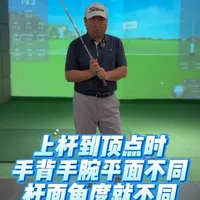 手臂身体配合协调不同，选择适合自己的挥杆🏌️#高尔夫教学 #青少年培训 #程军高尔夫