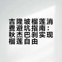 来吉隆坡 真的不要再在景点吃榴莲了