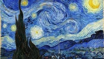 拼豆图纸-梵高星月夜