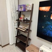全实木书架立式一体落地置物架靠墙收纳架
