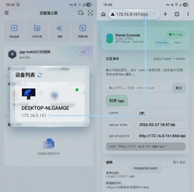 蒲公英网络存储